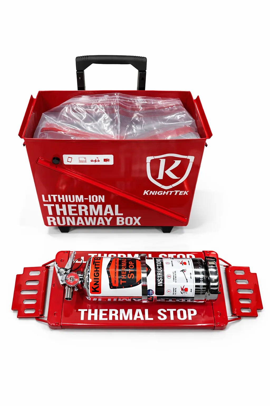 Thermal Runaway Box open view